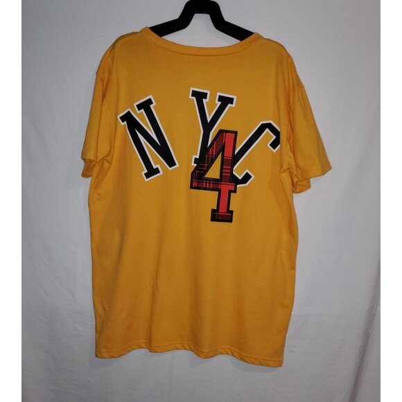 NWT Flirtitude Active Gold NYC 4 Short Sleeve Size Large - Picture 3 of 9